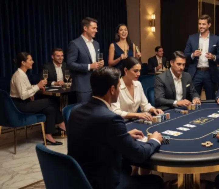 Wieczór Poker Night podczas eleganckiego eventu